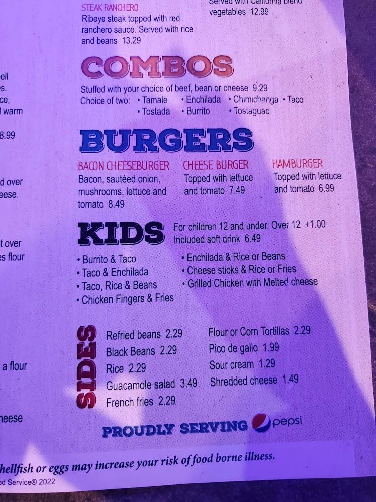 Chicotes Mexican Grill Menu image 2